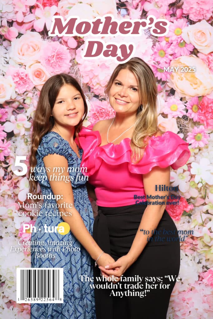 Magazine photo booth